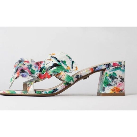 Cecelia New York Happy Multi Flower Sandal NWOB Size 8 1/2 - Picture 4 of 12